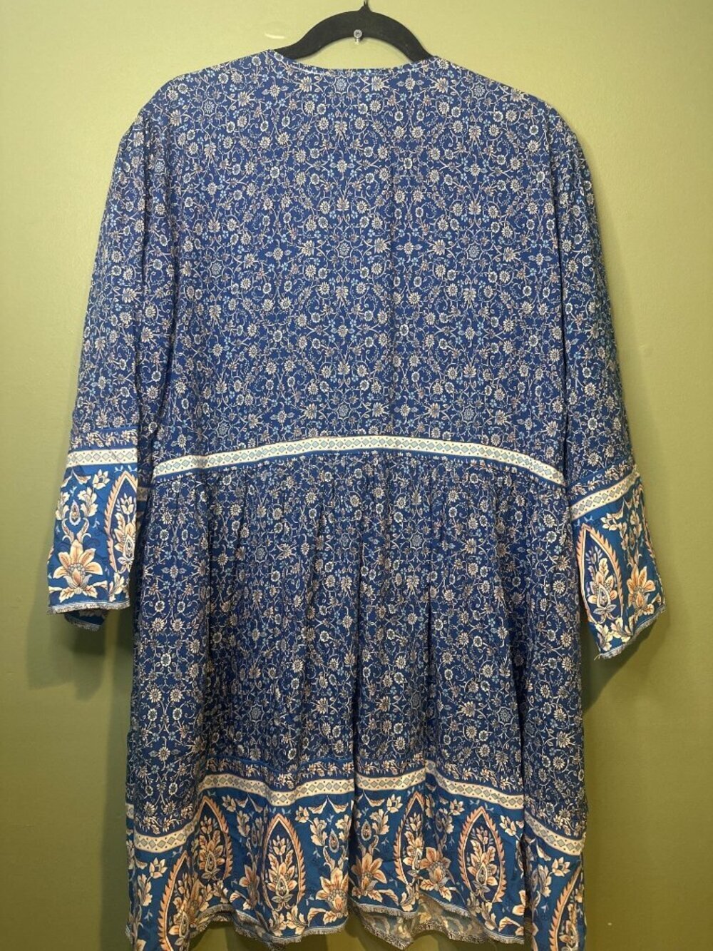 NorthStyle Floral Cottagecore Dress Knee Length Flowy Coastal Resort Size L - Picture 7 of 7